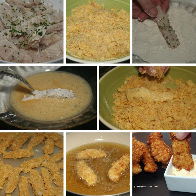 receta fingers de pescado supercrujientes