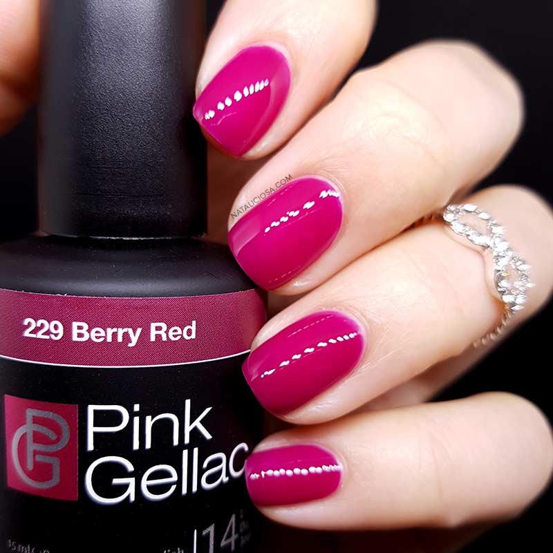 pintarse las unas con esmaltes de larga duracion como pink gellac y swatches de berry red 229 paso a paso opinion espana 