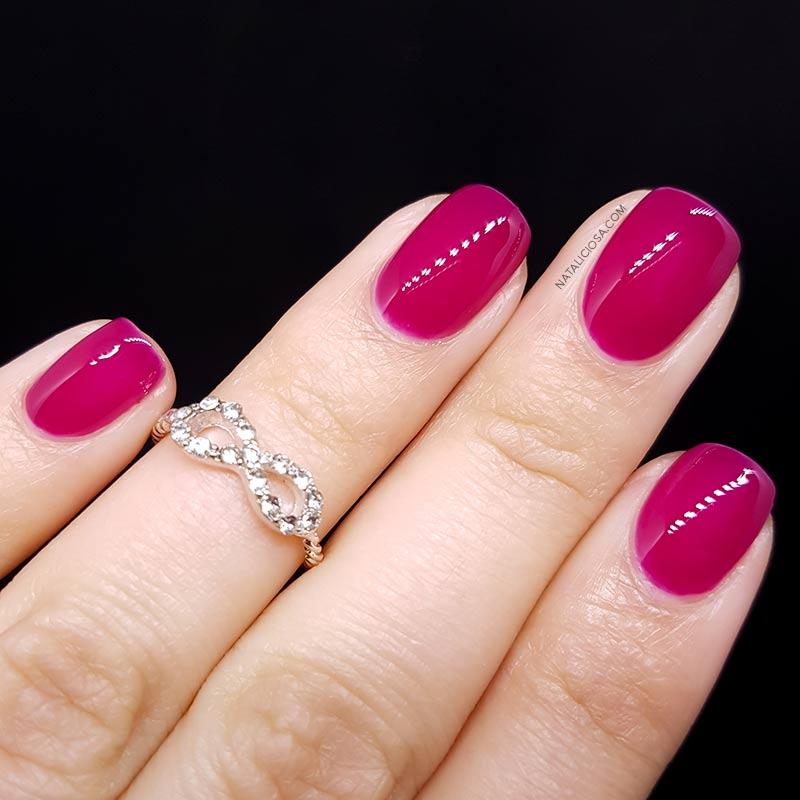 color de unas para madrina de boda o como pintar las unas para una boda con pink gellac opinion unas decoradas con berry red