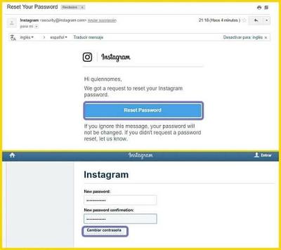 recuperar password por el ordenador