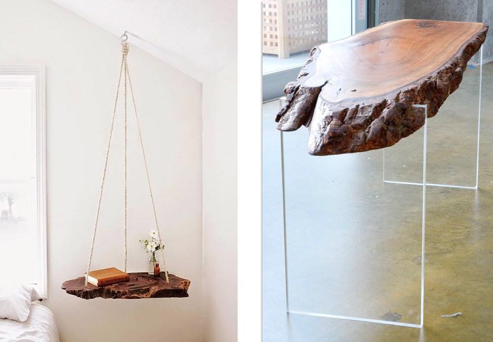 puerta decorada en estilo raw