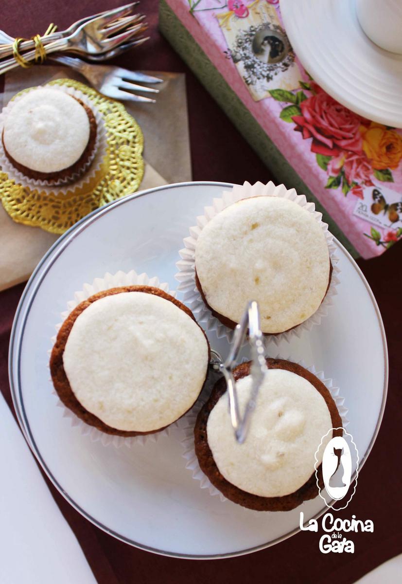 Cupcakes de Café y crema de Plátano