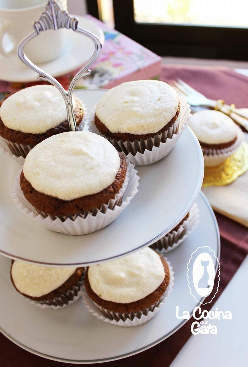 Cupcakes de Café y crema de Plátano