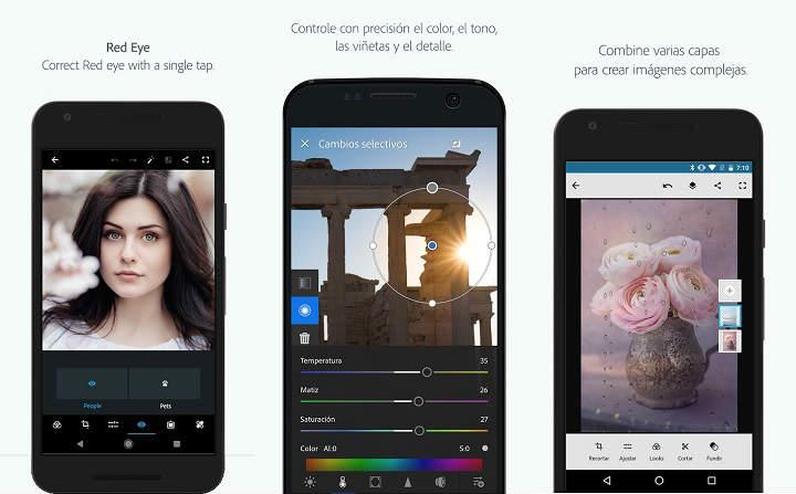 los mejores editores de fotos para Android las mejores apps para editar y retocar imágenes desde Android desde el móvil tablet o celular lista top