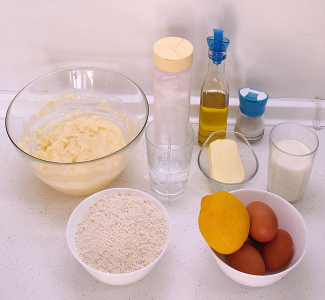 Buñuelos rellenos de crema