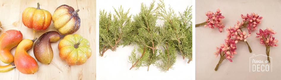 elementos para crear centro de mesa diy