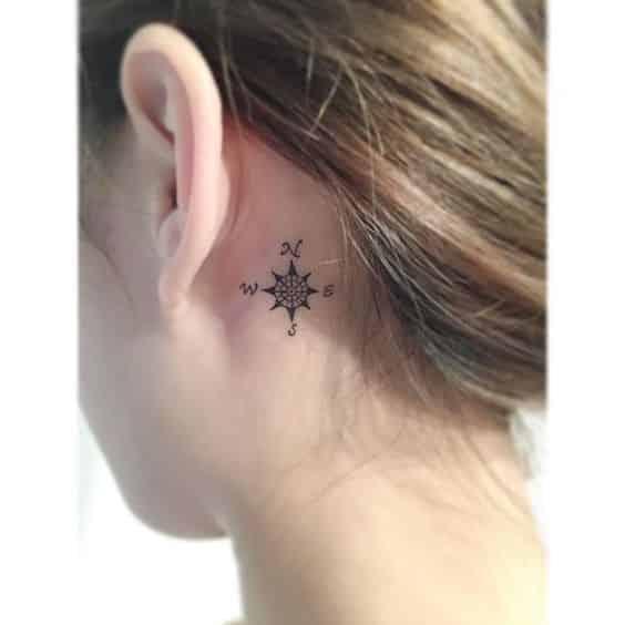 tatuajes de brujulas pequeñas 3 - +90 Tatuajes de brújulas para hombres y mujeres Diseños y significados