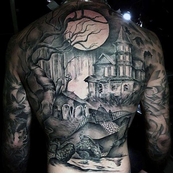 tattoos en la espalda hombres 4 - +80 Tatuajes para hombres ideas y diseños populares en 2017