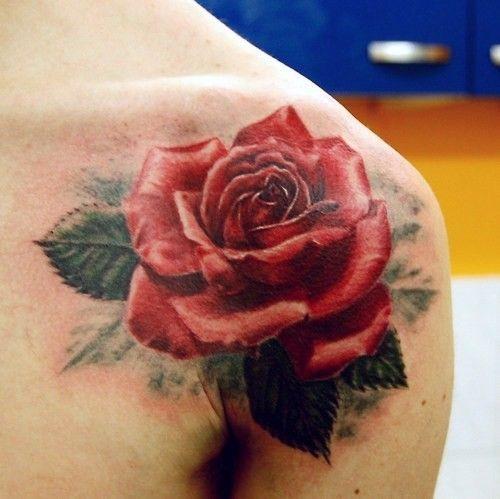 tatuajes de rosas a color hombres 4 - +80 Tatuajes para hombres ideas y diseños populares en 2017
