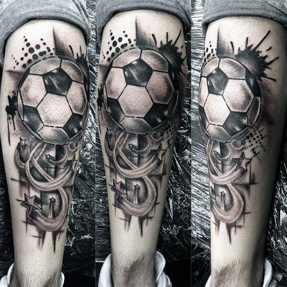 futbol tatuaje para hombres 3 - +80 Tatuajes para hombres ideas y diseños populares en 2017