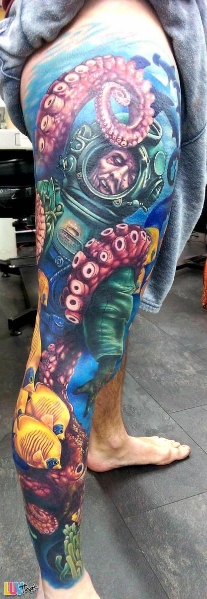 tatuajes para realizar en las piernas en hombres 9 - +80 Tatuajes para hombres ideas y diseños populares en 2017