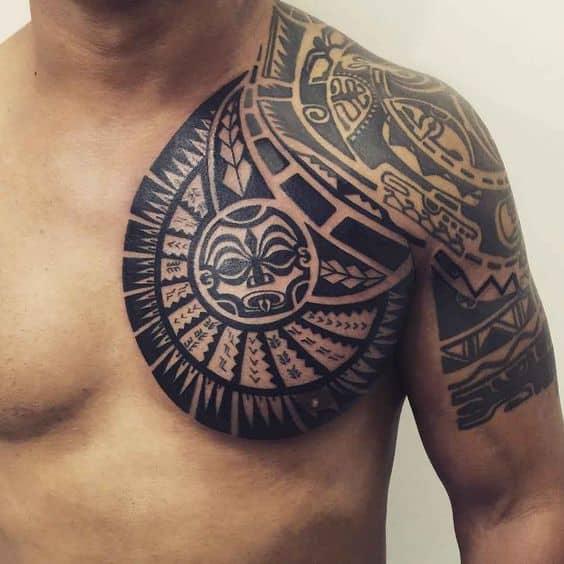 diseños para tatuar en el pecho en hombres 2 - +80 Tatuajes para hombres ideas y diseños populares en 2017