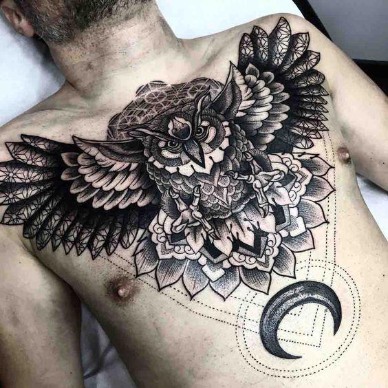 diseños para tatuar en el pecho en hombres 5 - +80 Tatuajes para hombres ideas y diseños populares en 2017