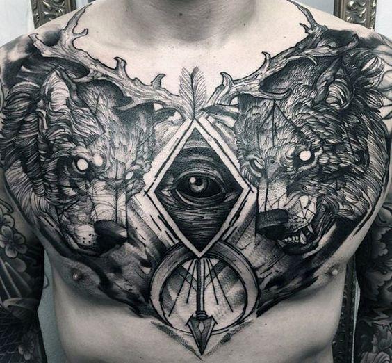 tatuajes en el pecho para hombres 2 - +80 Tatuajes para hombres ideas y diseños populares en 2017