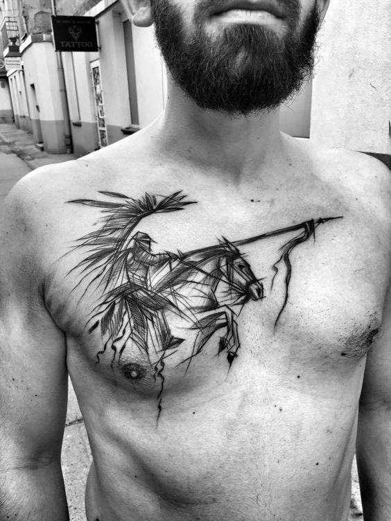 tatuajes en negro para hombres 1 - +80 Tatuajes para hombres ideas y diseños populares en 2017