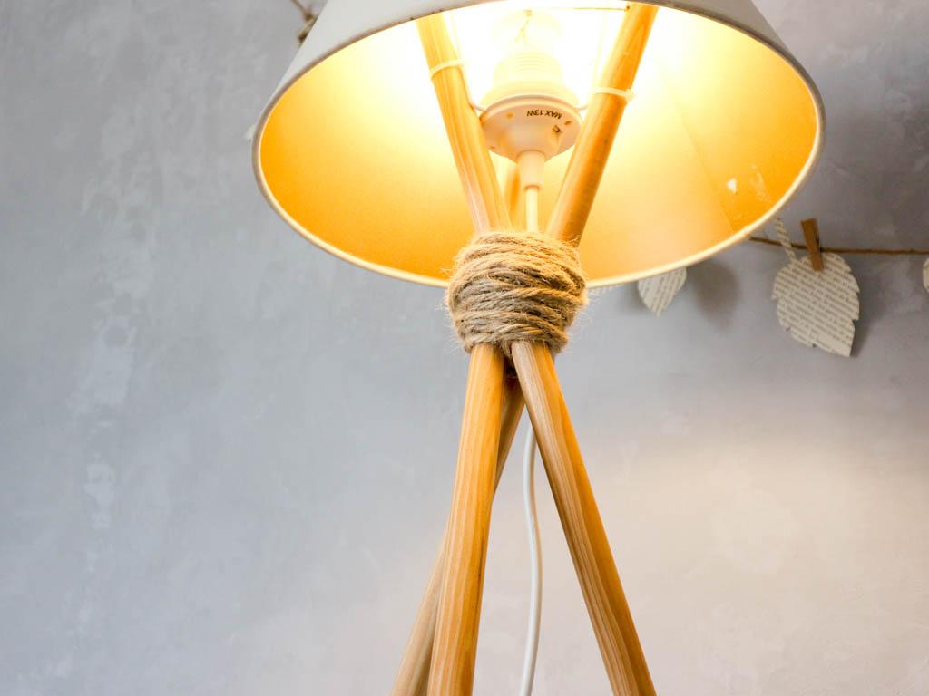 lampara vista desde abajo