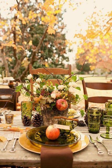 Outdoors Fall Tablescapes