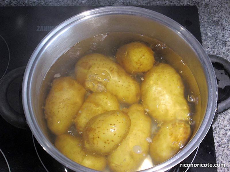 Pastel frío de marisco