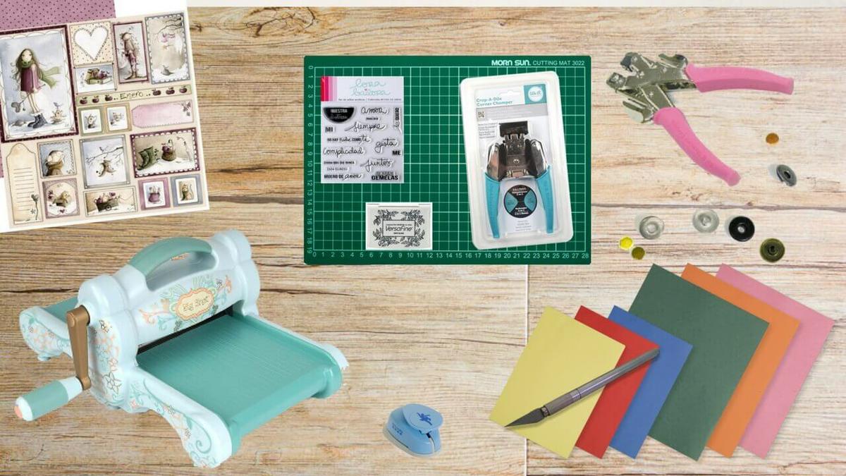 material de scrapbook para comenzar