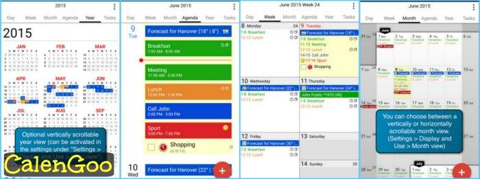 CalenGoo aplicación