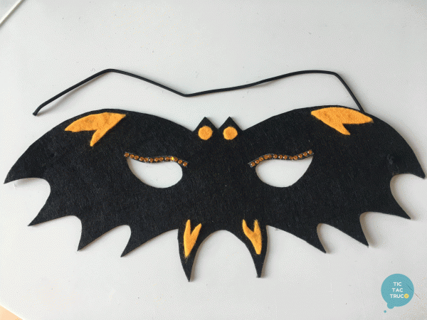 Máscara de murciélago para | Manualidades