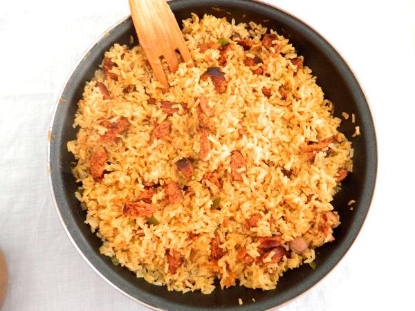 arroz con chorizo 1