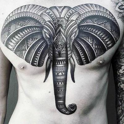 tatuajes de elefantes para hombres 2 - +40 Tatuajes de elefantes, significados - dise&ntilde;os en hombres y mujeres