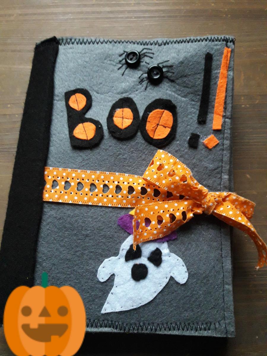 Quiet book casero:ideas para halloween