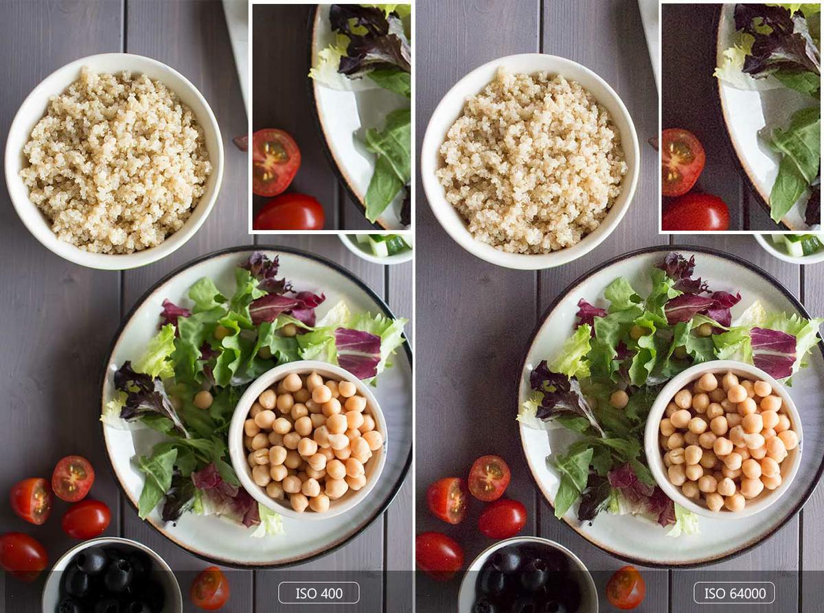 fotografia culinaria ISO