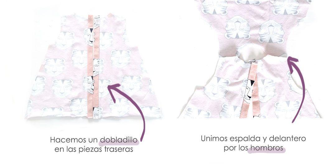 Vestido de bebé - Patrón y tutorial DIY