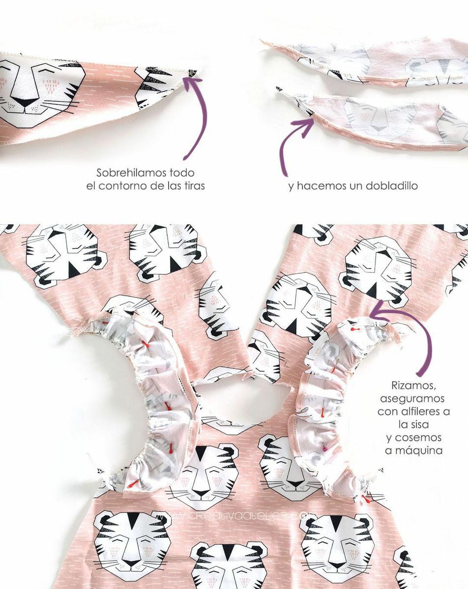 Vestido de bebé - Patrón y tutorial DIY