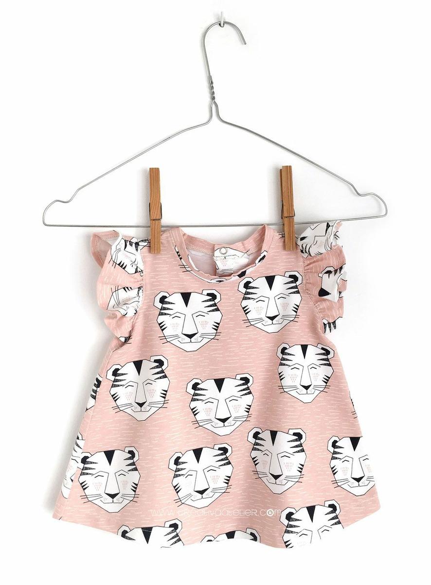 Vestido de bebé - Patrón y tutorial DIY