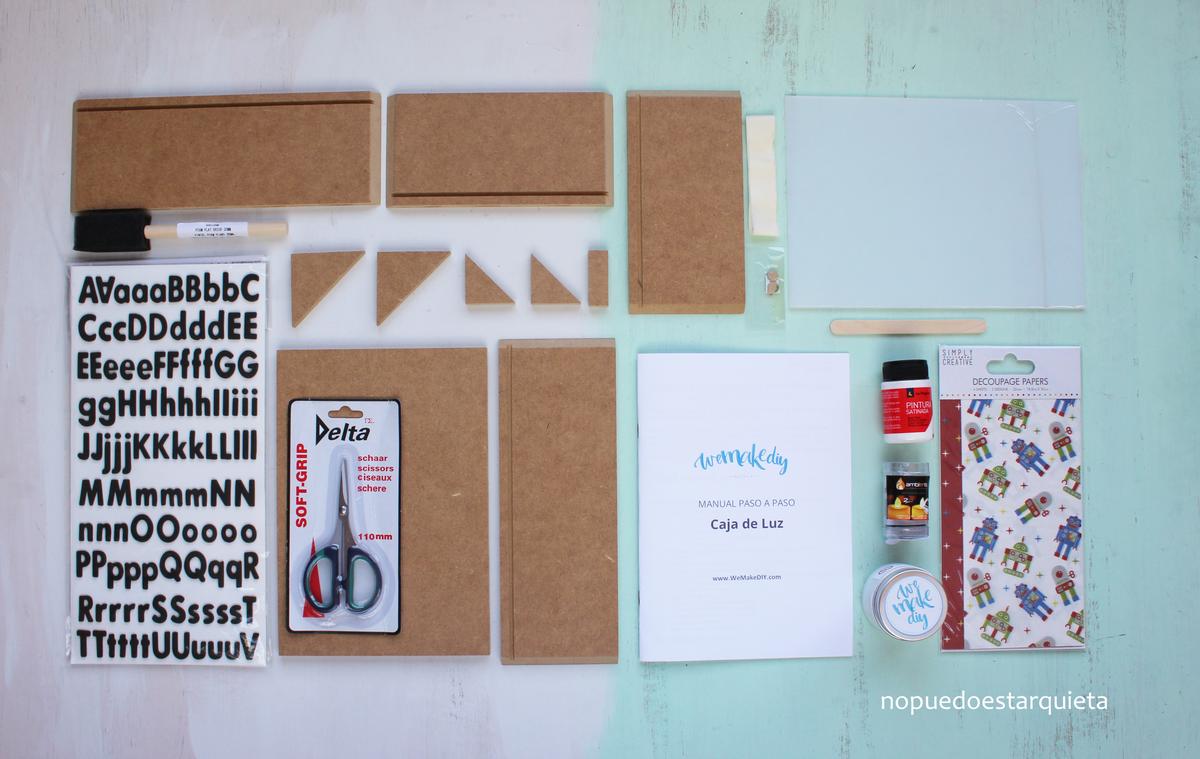 Caja de luz Wemakediy Hazlo tú mismo DIY Caja de luz Wemakediy Hazlo tú mismo DIY