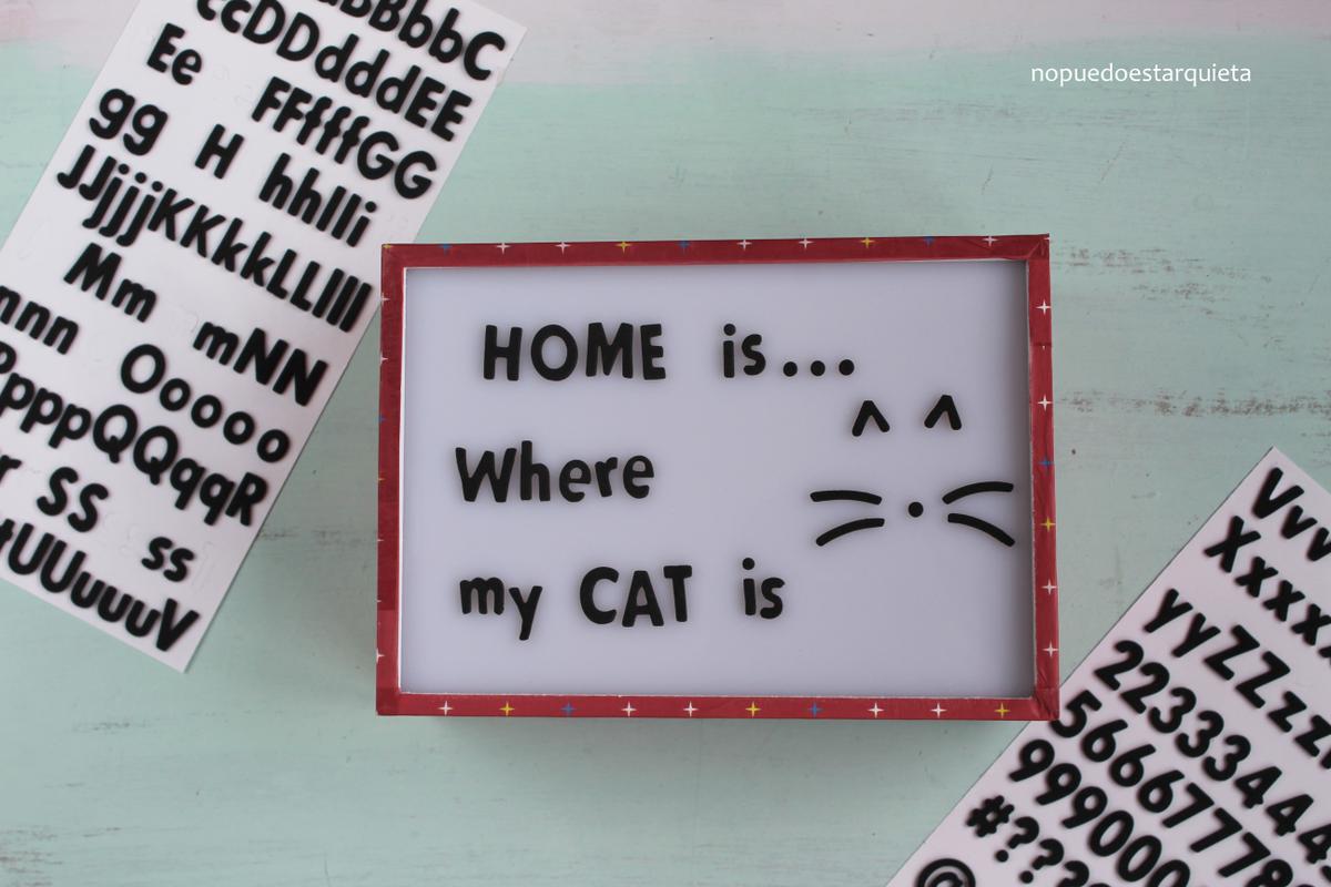 Cartel luminoso Wemakediy Diy Manualidades Hazlo tú mismo