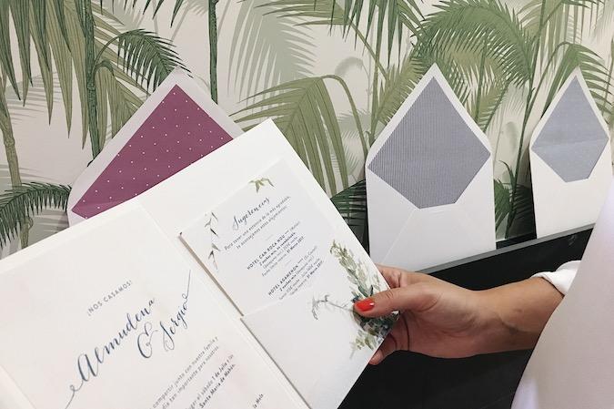 entrevista Endiviasana invitaciones de boda 