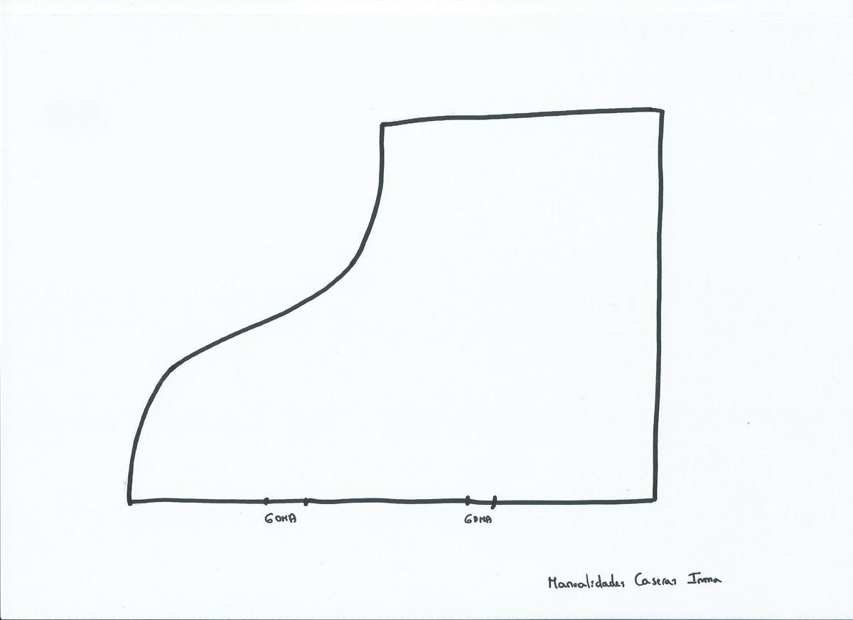 Manualidades Caseras Inma_Patrón de bota 