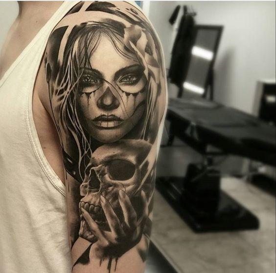 tatuajes de catrinas diseño 3