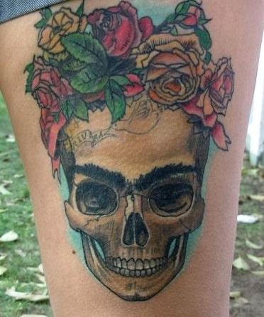 frida khalo tattoo - +60 Tatuajes de catrinas, diseños, significados y su representación