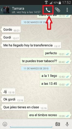 WHATSAPP LLAMADAS IPHONE