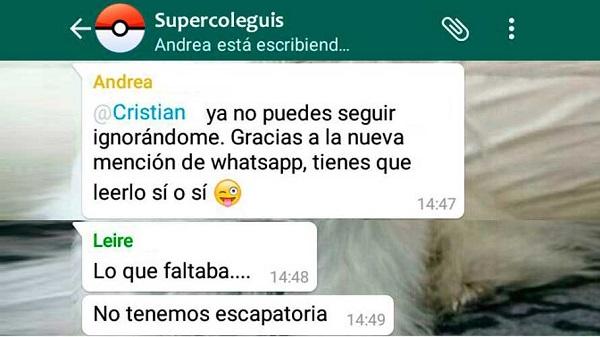 menciones grupos whatsapp