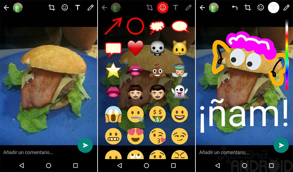 editar fotos whatsapp