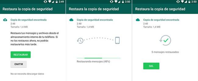 copia whatsapp drive