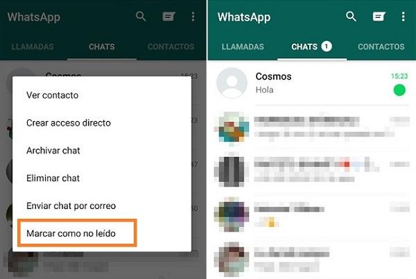 whatsapp conversaciones no leídas
