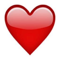 corazon rojo whatsapp