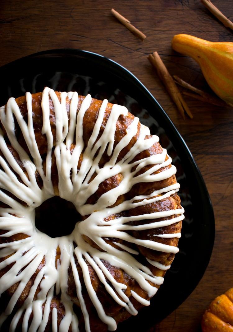monkey bread de calabaza