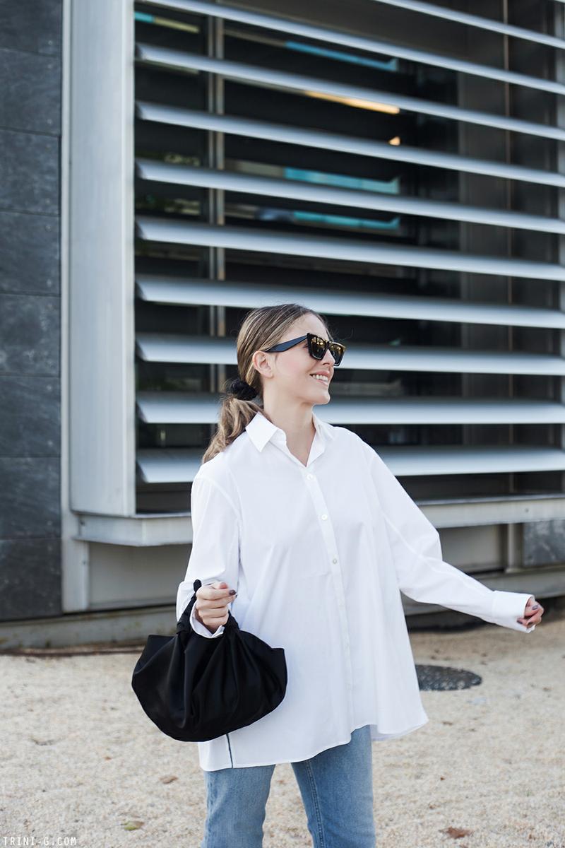 Trini | The Row shirt Acne Studios jeans