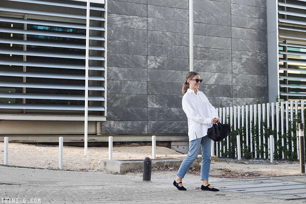 Trini | The Row shirt Acne Studios jeans