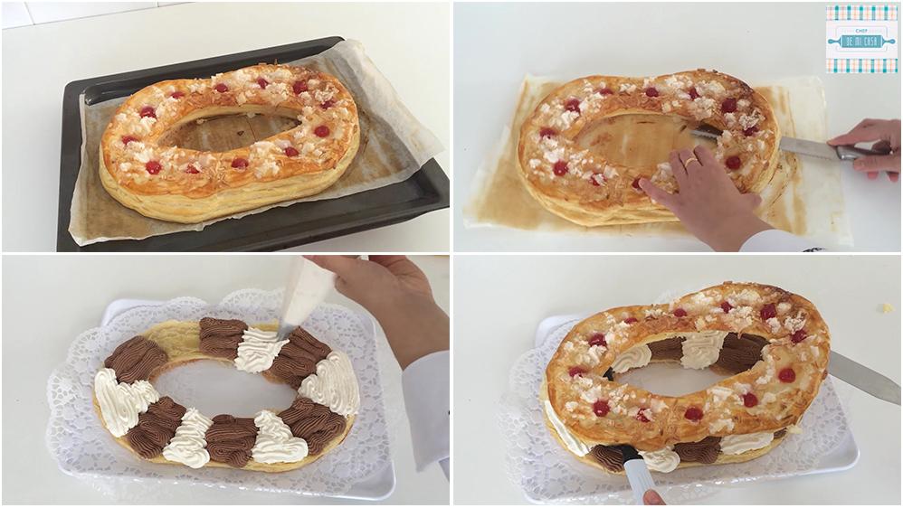 Receta de Roscon de Reyes de Hojaldre paso a paso 2