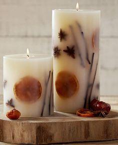 Las velas en invierno le dan un toque de calidez a cualquier espacio.