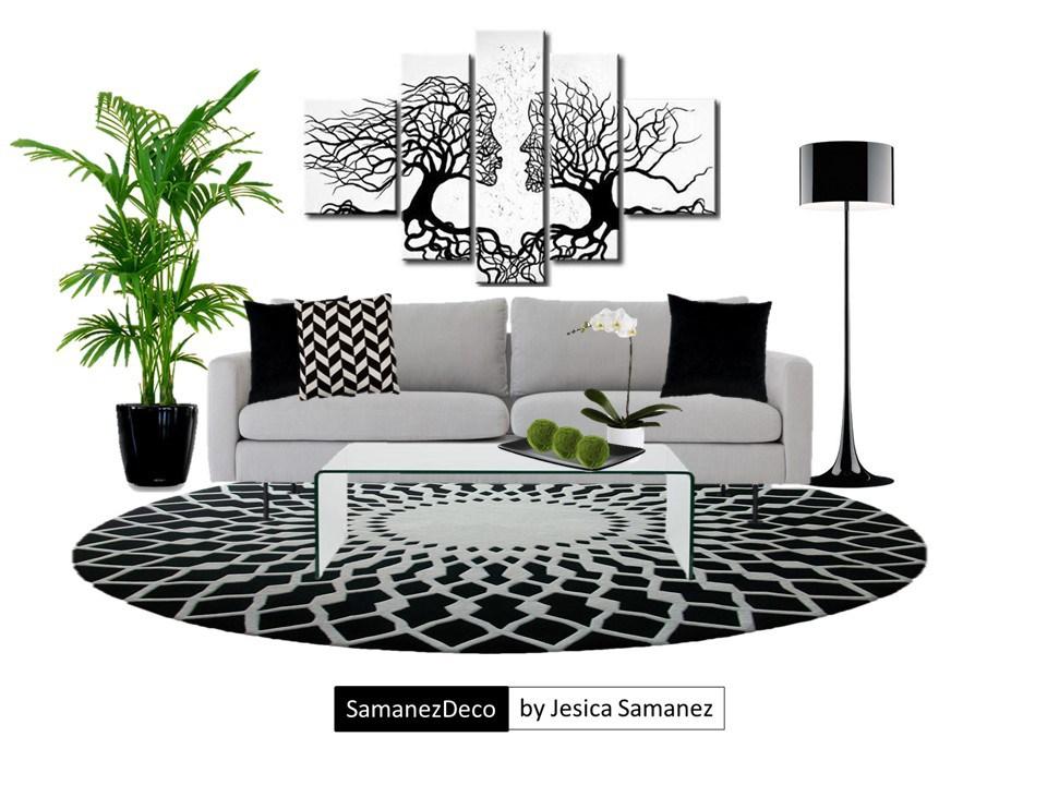 El negro es un tono super sobrio y en invierno se luce de maravilla. SamanezDeco.